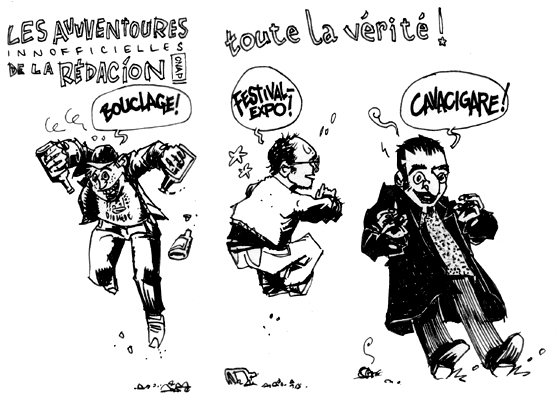 Les aventures de la rédac – les bonus